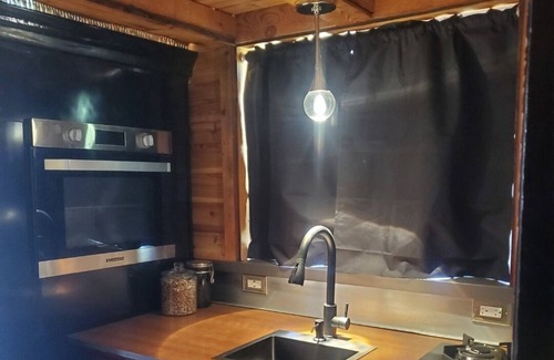 Port Ludlow Bed & Breakfast | High end tiny home with tons of light, exposes serene views of mature forests.