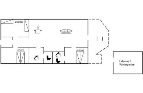 Sandvig House | Holiday Home Ullamaj - 30m from the sea by Interhome