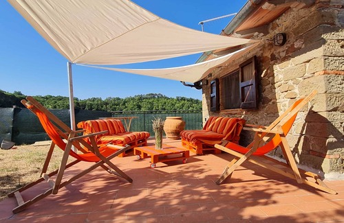 Casole House | Home Elena private garden Chianti view