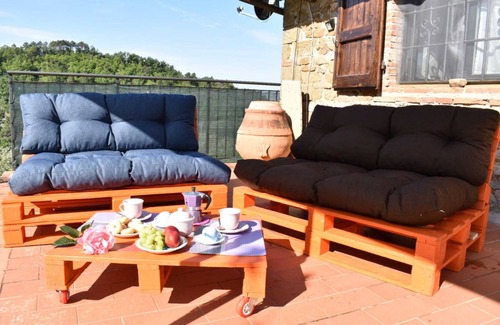 Casole House | Home Elena private garden Chianti view