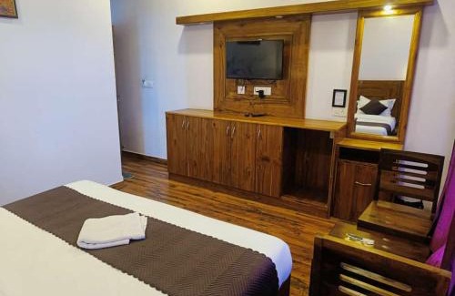 Dharampur Apartment | Hotel kasauli view café restaurant open terrace mountain view