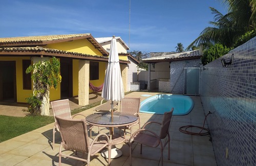 Barra do Jacuipe House | House in condominium with swimming pool and air conditioning in bedrooms for families