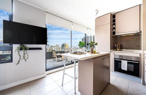Nunoa Apartment | HT Moderno Estudio a pasos del Metro Plaza Egana