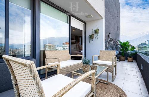 Nunoa Apartment | HT Moderno Estudio a pasos del Metro Plaza Egana