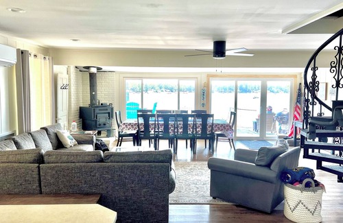Baldwin Cottage | Huge sandy beach with amazing lake view directly on Big Star Lake!