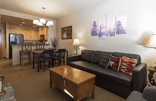 Whitefish Condo | Immaculate ski in ski out condo - direct ski in and out, winter hot tub , gym, covered parking!!