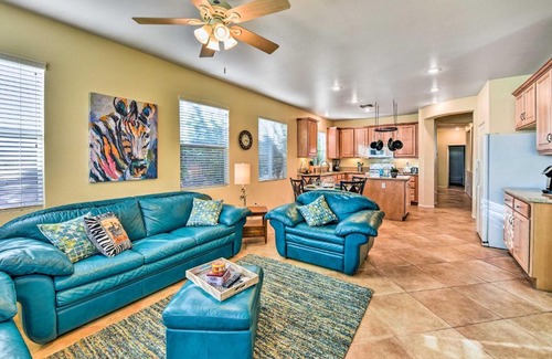 Indio House | Indian Palms Resort Home with Yard and Community Perks