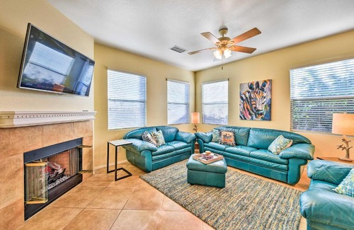 Indio House | Indian Palms Resort Home with Yard and Community Perks