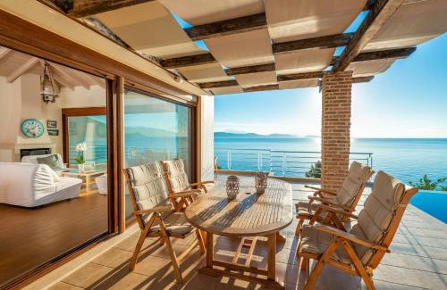 Evgiros Villa | Iris Villas Lefkada - Karavi Villa with private sea access