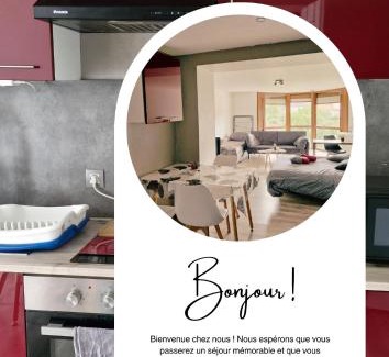 Chantraine Apartment | Joli studio une pièce 15min à pied centre dEpinal 4 personnes grâce au canapé lit, parking privé gratuit et parking extérieur gratuit Machine à laver TV wifi machine à café linge de lit et serviettes fournis