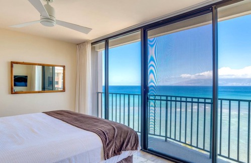 Kahana Apartment | K B M Resorts: Valley Isle Resort Vir-1204, 1 Bedroom, 12th Floor Oceanfront Views and Sunsets Every Night, Includes Rental Car!