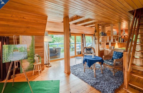 Heringsdorf House | Kreativhaus am See - Traumhaftes, Familienfreundliches Ferienhaus mit Seeblick für 8 Personen