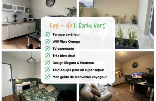 Boulogne-sur-Mer Apartment | L'Écrin Vert - rez de chaussé - idéalement situé - terrasse