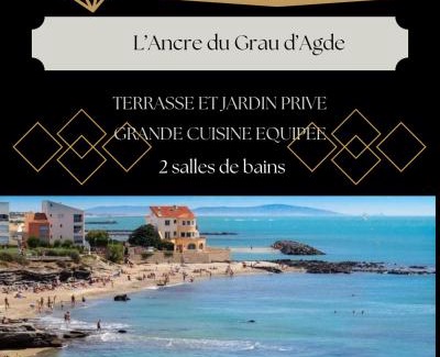 Le Grau-dʼAgde House | L'Ancre du Grau d'Agde à 800 m de la Méditerrannée