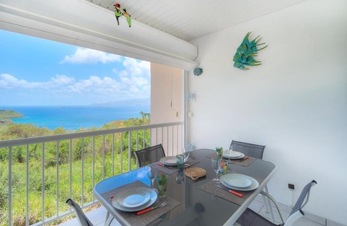 Trois-Ilets Apartment | L'Oiseau Bleu - Superbe vue mer
