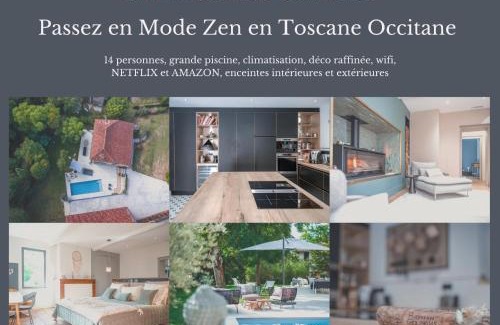 Brens House | La Maison du Bonheur - Grande Piscine & Terrasse