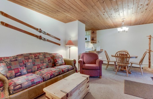 Whitefish Condo | Lake-view condo with deck, pool, hot tub & close beach access - near skiing