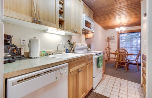 Whitefish Condo | Lake-view condo with deck, pool, hot tub & close beach access - near skiing