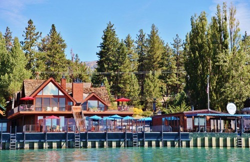 Tahoe Vista Condo | Lakefront condo right on the water