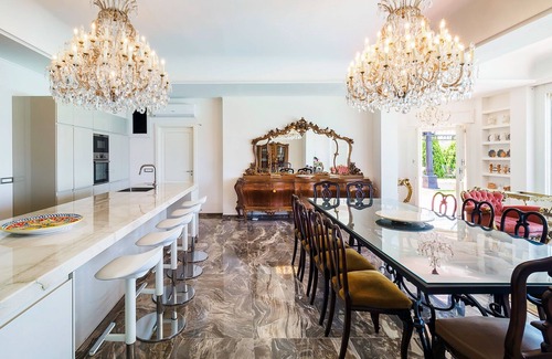 Capo d'Orlando Villa | Large luxury Sicily villa to rent on Tyrrhenian coast and near beach, pool, AC, sea views, Wi-Fi, walk to town