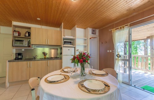 Gravieres House | Le chalet du mas lachamp with Terrace, Garden and Air Conditioning