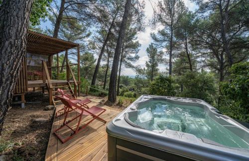 Saint-Marc-Jaumegarde Bed & Breakfast | Le Chant des Pins Lodge & Spa Tour de Keyrié