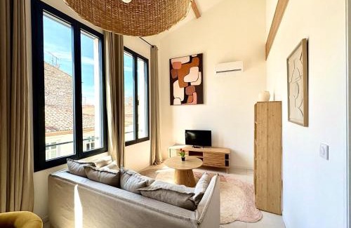 Quartier Administrations Apartment | Le Luma, Spacieux T3 – 6 pers, centre Nîmes, CLIM