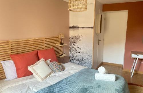 Nevers Apartment | "Le Noeud vert" Appartement sur le thème de Nevers, 65 m2 en coeur de ville, parking à 200M avec accès inclus à salle de sport de 2000m2, Sauna & Hammam, by PRIMO C0NCIERGERIE
