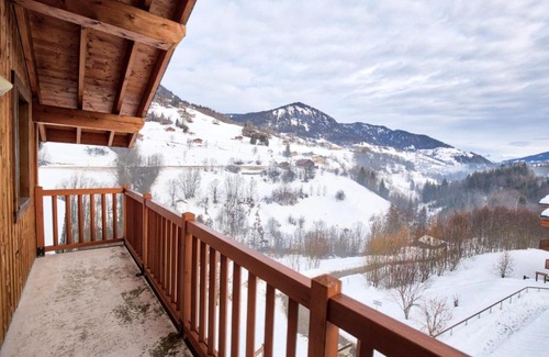 Flumet Apartment | Les Chalets Des Evettes - Appartement dans une résidence avec piscine au pied des pistes MAE-3264