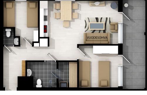 Sirkka Apartment | Levillas Tunturinlaita Apartments