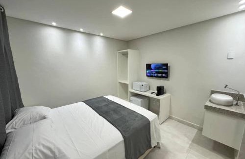 Muquicaba Apartment | Loft 305B com Ar Condicionado no Bairro Muquiçaba, bem localizado para negócios e fácil acesso para todas as praias e montanhas da cidade - COM vaga de garagem