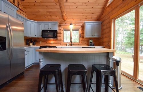 Webb Lake House | Log Cabin on Spring Fed Lake Little Bear