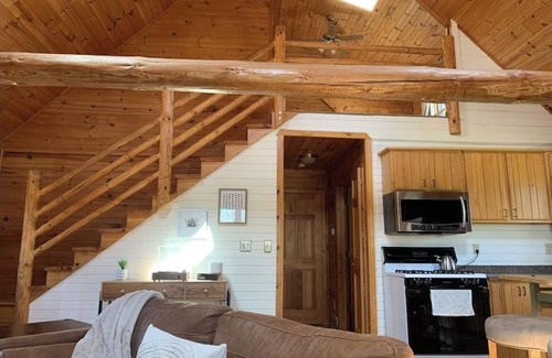 Fremont Cabin | Log Cabin on the channel to Lake Poygan