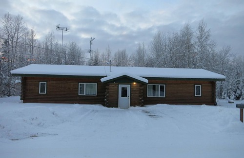 Moose Creek Apartment | Log duplex - 1/2 mile from gate of Eielson AFB.