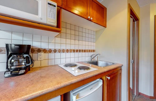 Village North Apartment | Lovely 2nd-floor studio with ski view, pool, hot tubs & saunas - walk to lifts