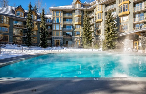 Village North Apartment | Lovely 2nd-floor studio with ski view, pool, hot tubs & saunas - walk to lifts