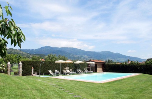 San Michele di Moriano Villa | Lovely apartment in villa for 3 people with pool, WIFI, TV and terrace