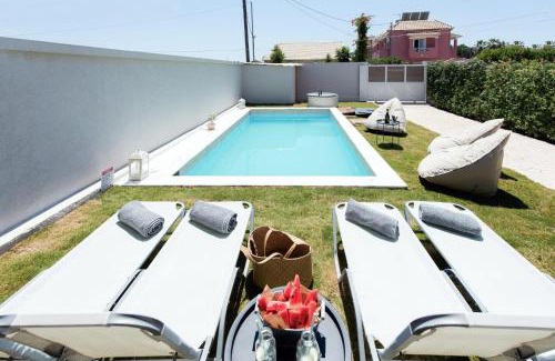 Ag. Georgios Villa | Luxurious Agios Georgios Villa Private Pool Villa Spyridoula Beach Paradise