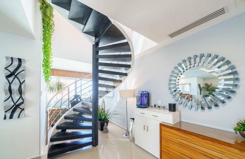 Downtown Cancun Apartment | Luxury 4 Bedroom Penthouse with Private Jacuzzi steps from hotel zone