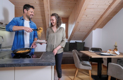 Nova Ponente Apartment | Luxury Apartment "Weißhorn" with Mountain View and private Steam Sauna