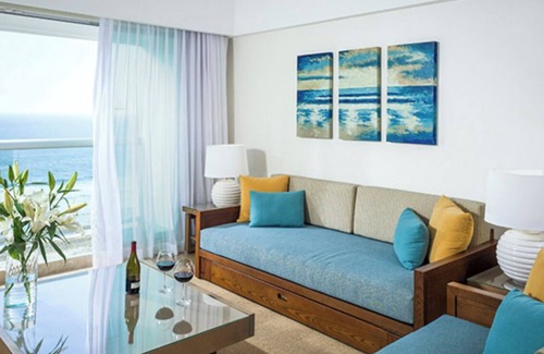 Playa Diamante Resort | Luxury Beach Resort TWO Bdrm/2 BathRm Mayan Palace at Vidanta, 4 Adults +2 Kids
