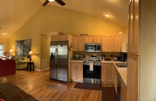 Brevard Cabin | Luxury Cabin Overlooking Large Trout Pond on Former Summer Camp. Come & Play