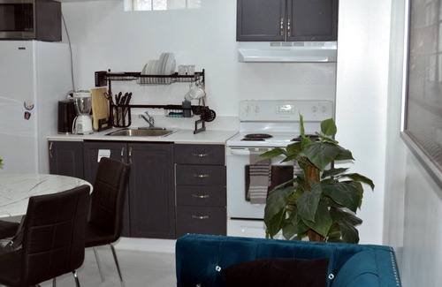 Brampton Apartment | Luxury Chic 1bedrm with 2bed queen size End Unit in Central Brampton