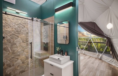 Spring Branch Resort | Luxury Dome - Spa Shower - Panoramic Views