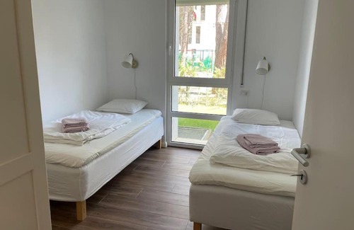 Ishem Apartment | Luxury ground floor Apt with garden - Bay of Lalzi
