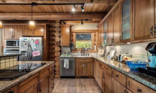 Sylva House | Luxury Log 7bed/6.5bath Cabin: Theater, Game Room, 7 Acres!