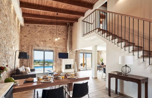 Kallithea Villa | Luxury Rhodes Villa Amina Villa Sea View Private Swimming Pool 4 BDR Kalithea