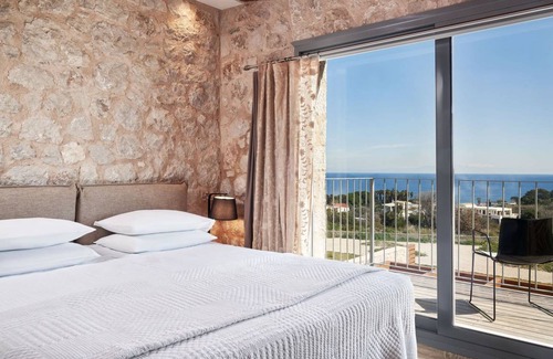 Kallithea Villa | Luxury Rhodes Villa Amel Villa Sea View Private Swimming Pool 4 BDR Kalithea