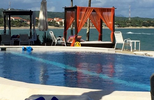 Cabarete Apartment | Luxury studio in gated beachfront resort, steps from shops and restaurants/bars