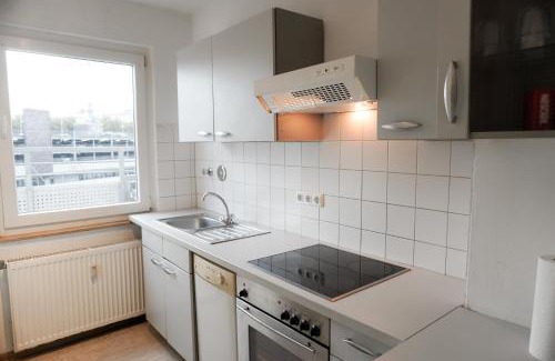 Dortmund City Centre Apartment | M House Do Modernes Privatzimmer mit Balkon & Self Check-in